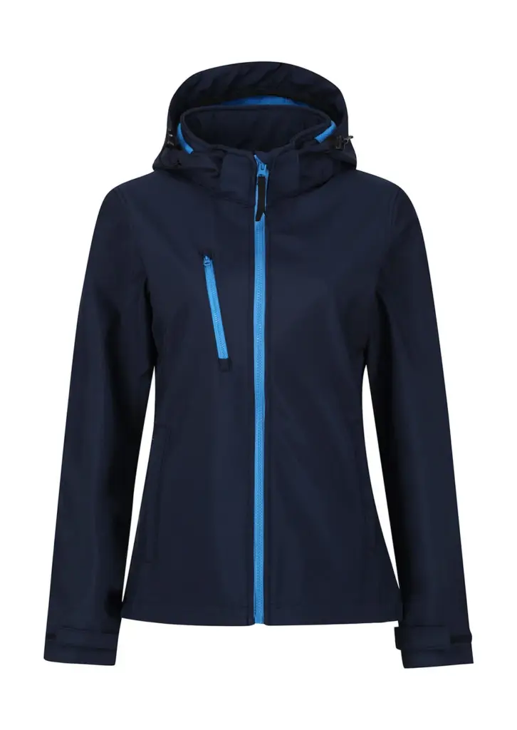 94917 - Women's Venturer 3-Layer Hooded Softshell Jacket, navy/french blue — productfoto 5