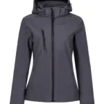 94917 - Women's Venturer 3-Layer Hooded Softshell Jacket, seal grey/black — productfoto 3