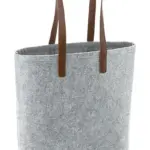 95029 - Premium Felt Tote, grey melange/tan — productfoto 2