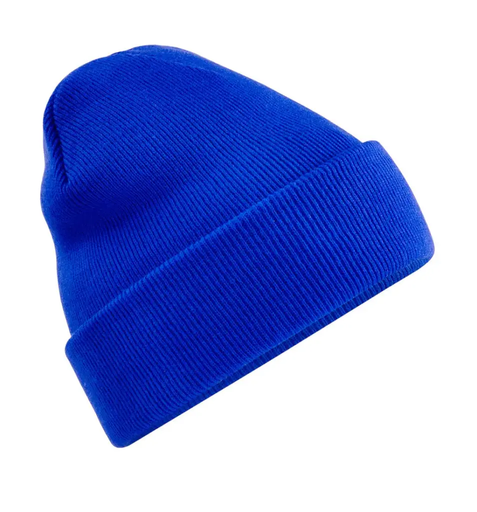 95069 - Recycled Original Cuffed Beanie, bright royal — productfoto 4