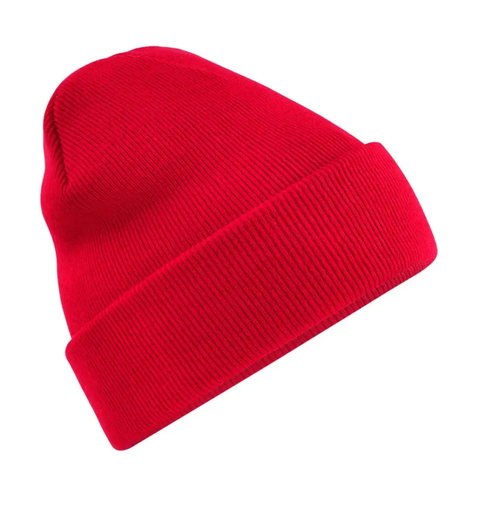 95069 - Recycled Original Cuffed Beanie, classic red — productfoto 5