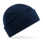 95369 - Recycled Fleece Cuffed Beanie, french navy — productfoto 2
