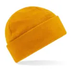95369 - Recycled Fleece Cuffed Beanie, mustard — productfoto 4