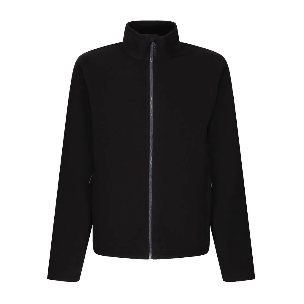 95417 - Honestly Made Recycled Full Zip Microfleece, black