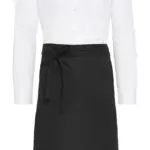 95759 - ROME - Medium length Bistro Apron with Pocket, black — productfoto 3