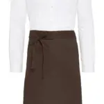 95759 - ROME - Medium length Bistro Apron with Pocket, brown — productfoto 8