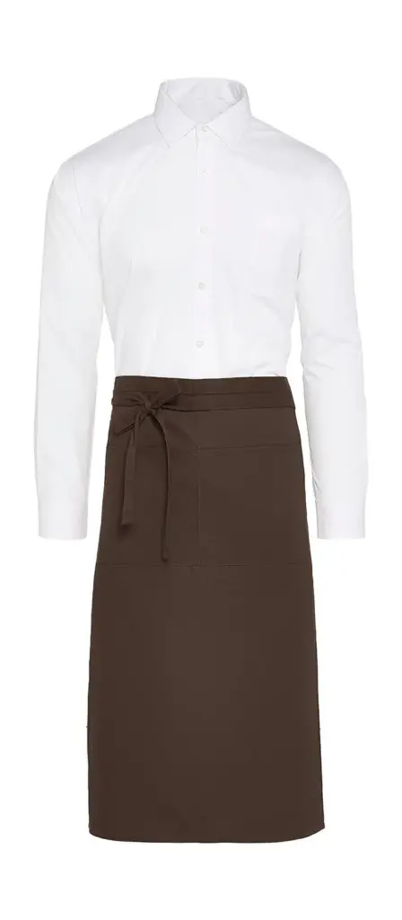 95759 - ROME - Medium length Bistro Apron with Pocket, brown — productfoto 8
