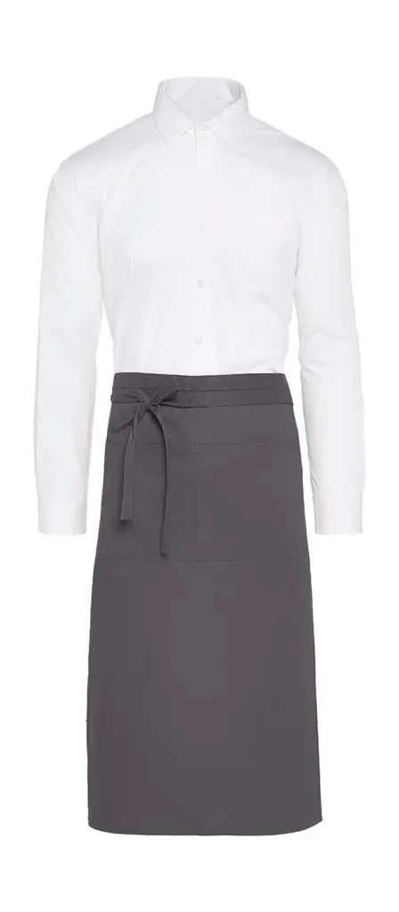 95759 - ROME - Medium length Bistro Apron with Pocket, grey — productfoto 4