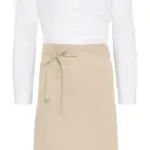 95759 - ROME - Medium length Bistro Apron with Pocket, natural — productfoto 2