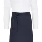 95759 - ROME - Medium length Bistro Apron with Pocket, navy — productfoto 5