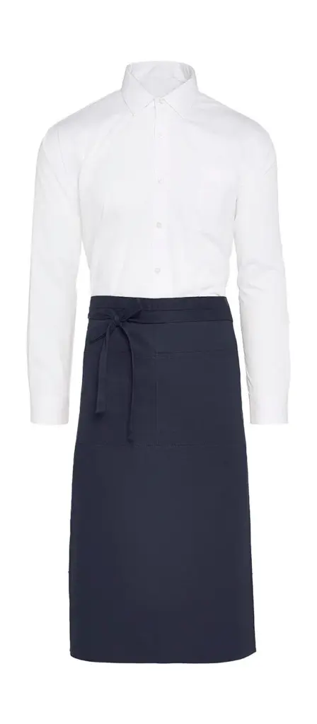 95759 - ROME - Medium length Bistro Apron with Pocket, navy — productfoto 5