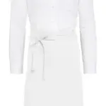 95759 - ROME - Medium length Bistro Apron with Pocket, white