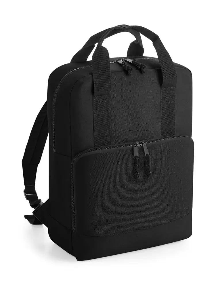 95829 - Recycled Twin Handle Cooler Backpack, black