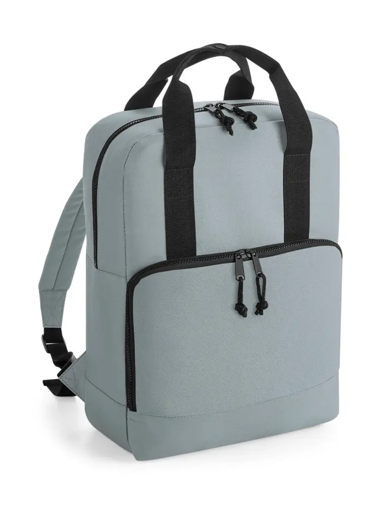 95829 - Recycled Twin Handle Cooler Backpack, pure grey — productfoto 2