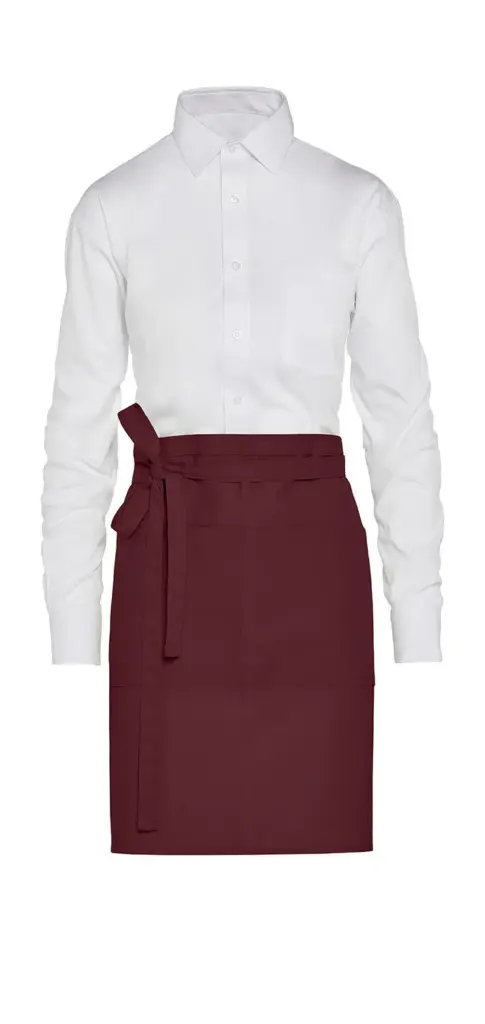 Bistroschürze mit Tasche bedruckbar recycelt kurz — Produktfoto 7 Bistroschürze mit Tasche bedruckbar recycelt kurz — Produktfoto 7