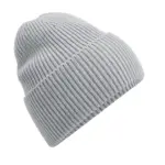 96069 - Oversized Cuffed Beanie, light grey — productfoto 3