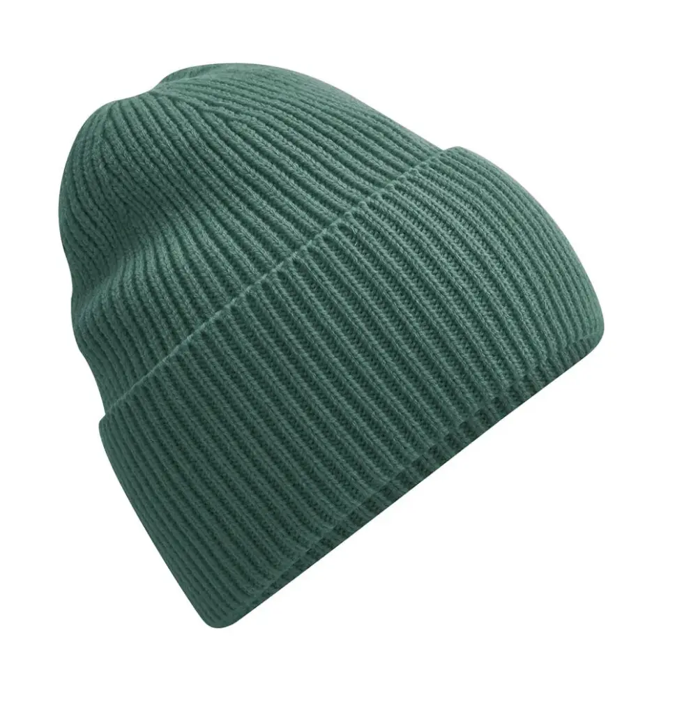 96069 - Oversized Cuffed Beanie, marine green — productfoto 5
