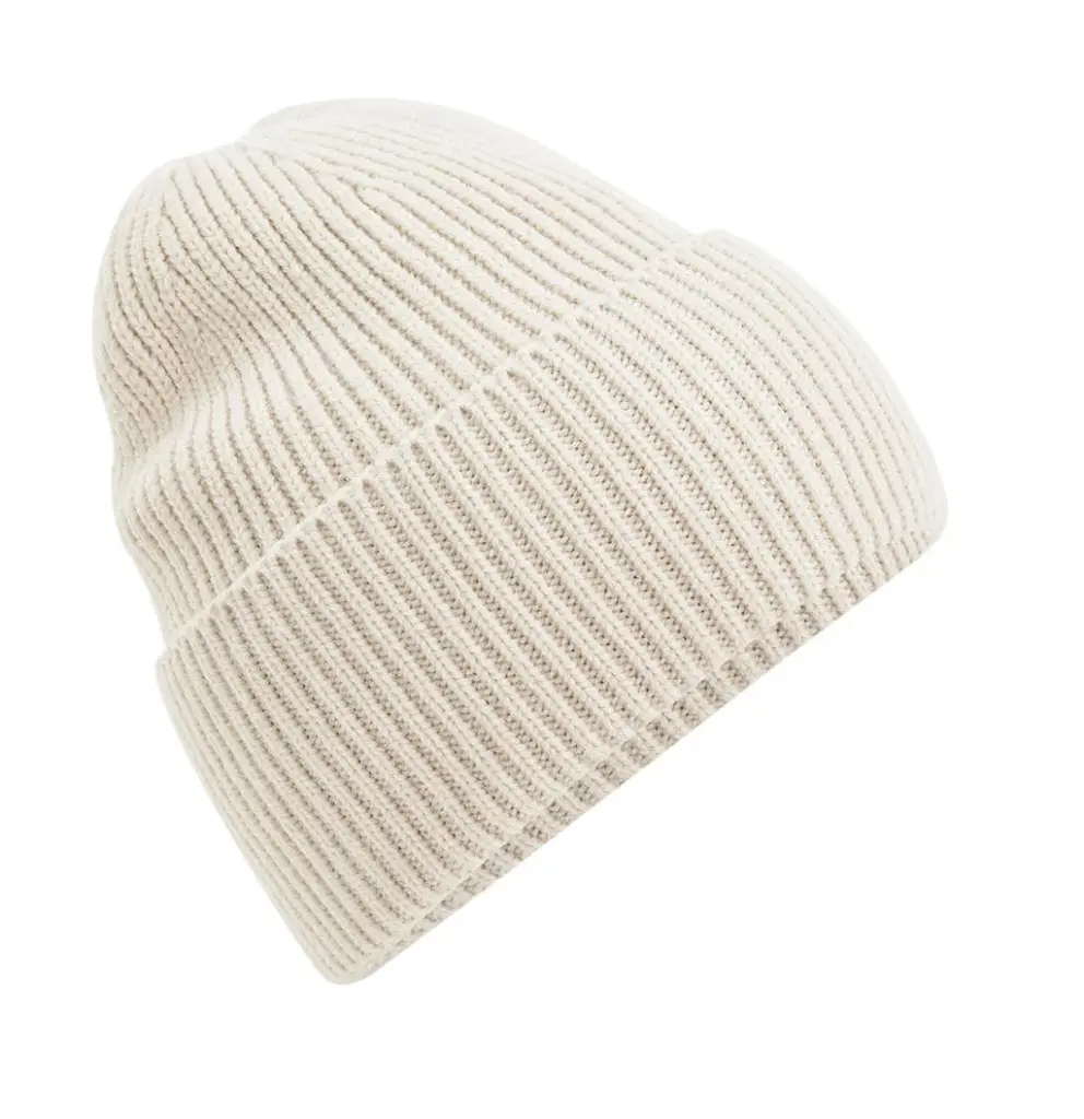 96069 - Oversized Cuffed Beanie, oatmeal — productfoto 7