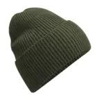 96069 - Oversized Cuffed Beanie, olive green — productfoto 6