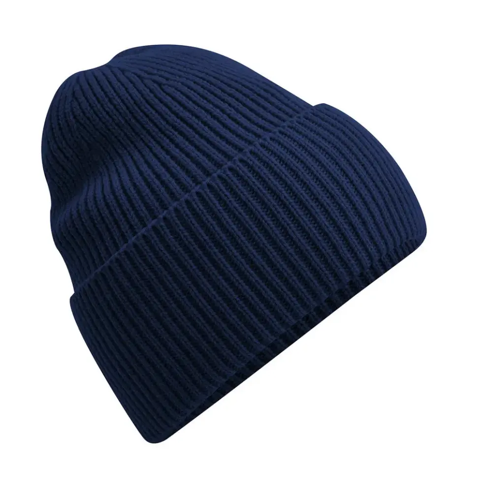 96069 - Oversized Cuffed Beanie, oxford navy — productfoto 4