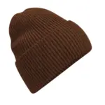 96069 - Oversized Cuffed Beanie, walnut — productfoto 8