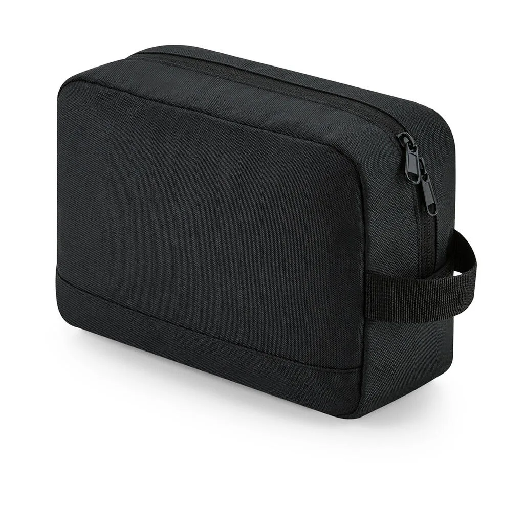 96129 - Recycled Essentials Wash Bag, black