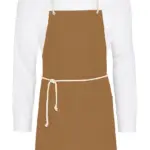 Latzschürze mit Tasche bedruckbar Cord 65x70 cm — Produktfoto 6