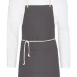 Latzschürze mit Tasche bedruckbar Cord 65x70 cm — Produktfoto 2