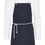 Latzschürze mit Tasche bedruckbar Cord 65x70 cm — Produktfoto 3