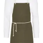 Latzschürze mit Tasche bedruckbar Cord 65x70 cm — Produktfoto 5
