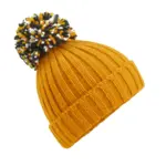 96169 - Hygge Beanie, mustard — productfoto 5