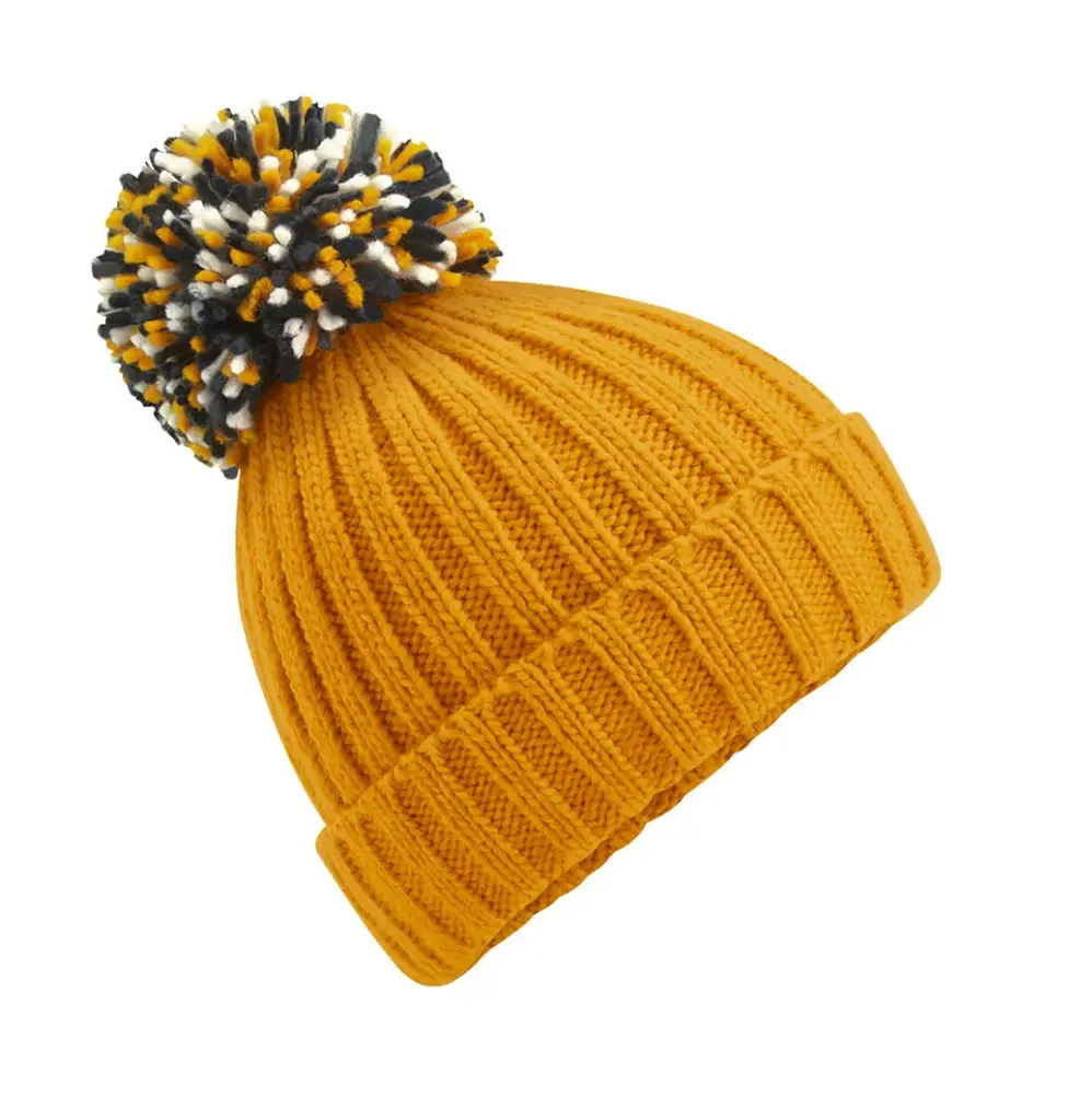 96169 - Hygge Beanie, mustard — productfoto 5