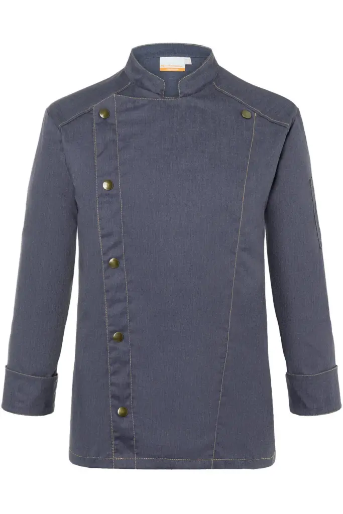 Kochsjacke Jeans Style bedruckbar Herren