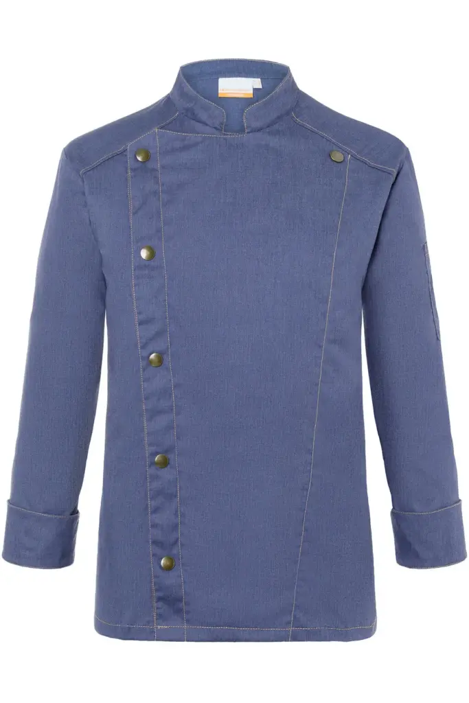 Kochsjacke Jeans Style bedruckbar Herren — Produktfoto 2 Kochsjacke Jeans Style bedruckbar Herren — Produktfoto 2