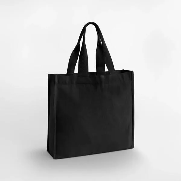 Chevron Shopper Custom Logo Cotton Tote Bag