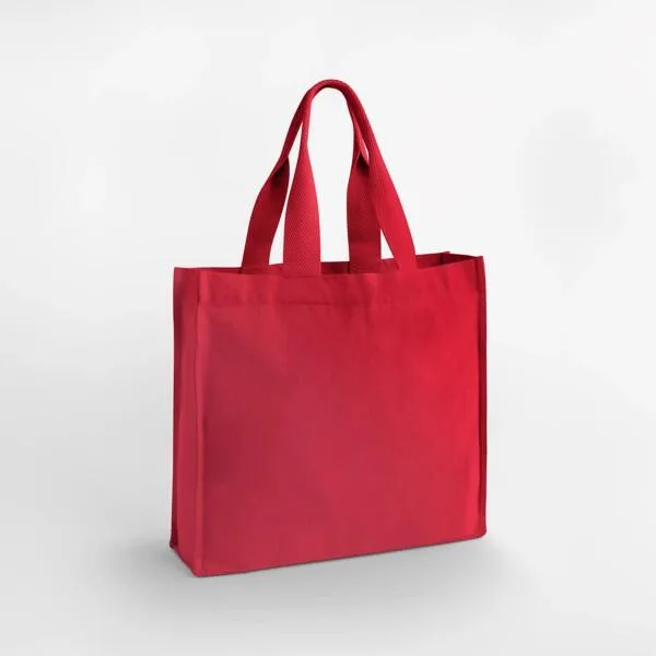 Chevron Shopper Custom Logo Cotton Tote Bag