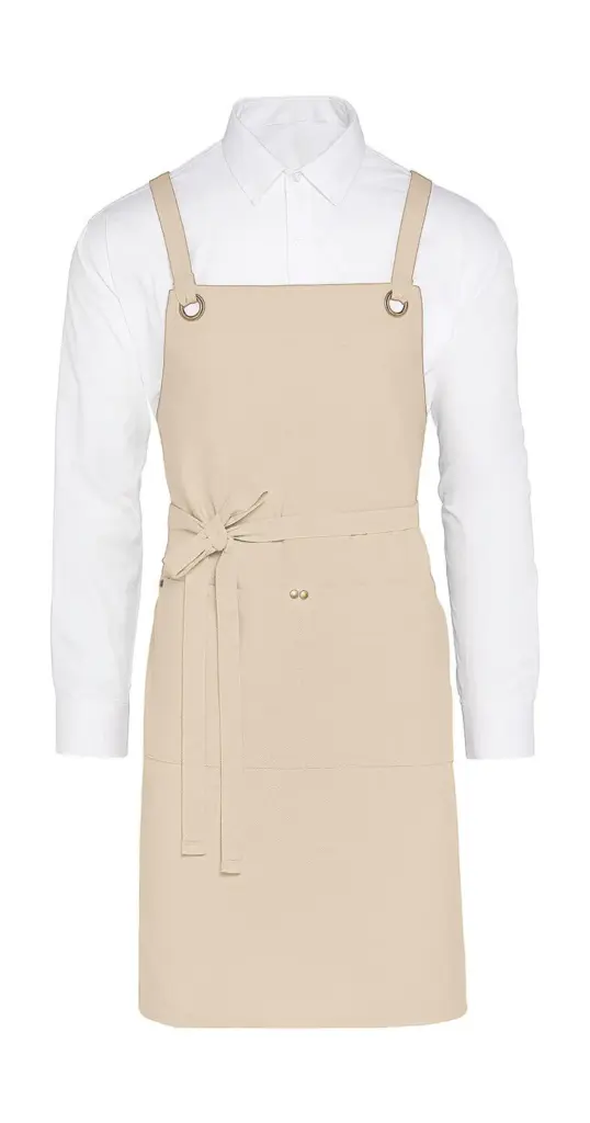 Latzschürze mit Tasche bedruckbar Crossover 100% Poly