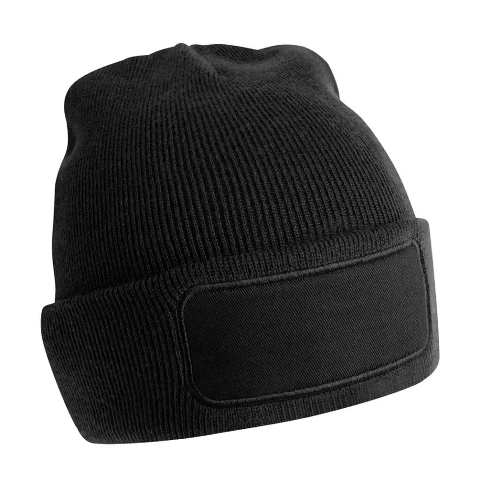 96669 - Recycled Original Patch Beanie, black