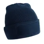 96669 - Recycled Original Patch Beanie, french navy — productfoto 3
