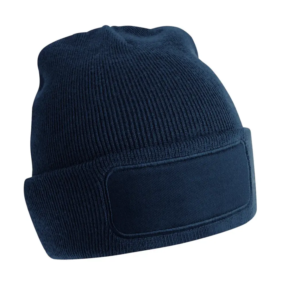 96669 - Recycled Original Patch Beanie, french navy — productfoto 3