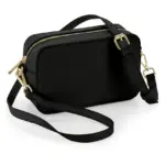 96729 - Boutique Structured Cross Body Bag, black