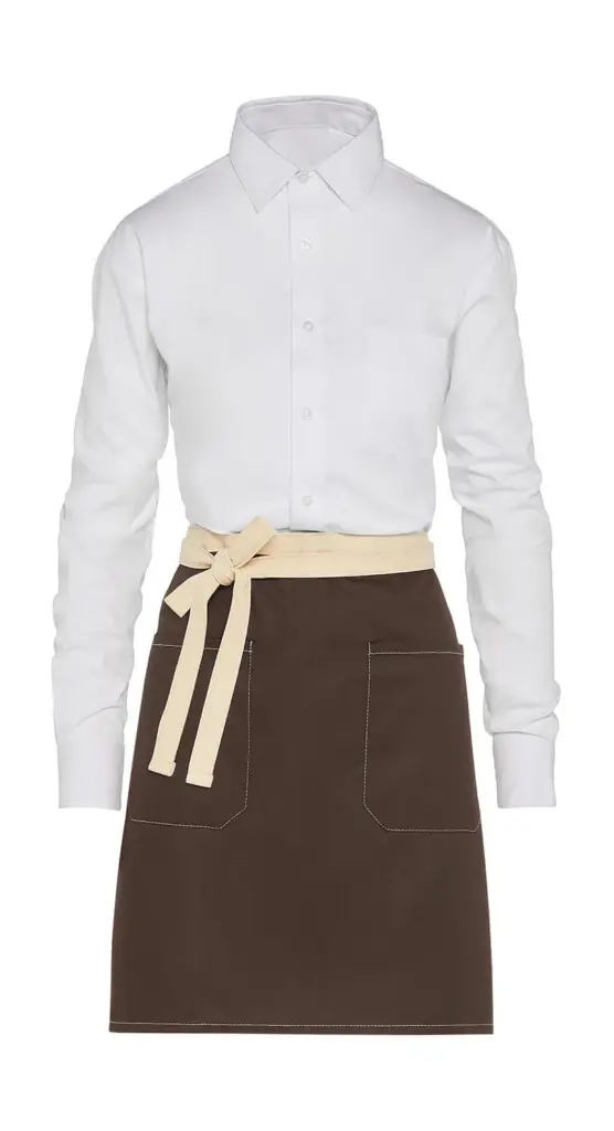 Bistroschürze mit Tasche bedruckbar Kontrast 70x100cm — Produktfoto 8