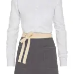 Bistroschürze mit Tasche bedruckbar Kontrast 70x100cm — Produktfoto 2