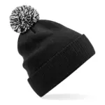 96869 - Recycled Snowstar® Beanie, black/white
