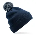 96869 - Recycled Snowstar® Beanie, french navy / light grey — productfoto 2