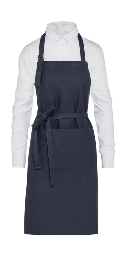Latzenschürze mit Tasche bedruckbar Bio-Baumwolle — Produktfoto 2