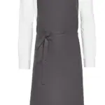 97159 - PARIS - Recycled Bib Apron, grey — productfoto 4