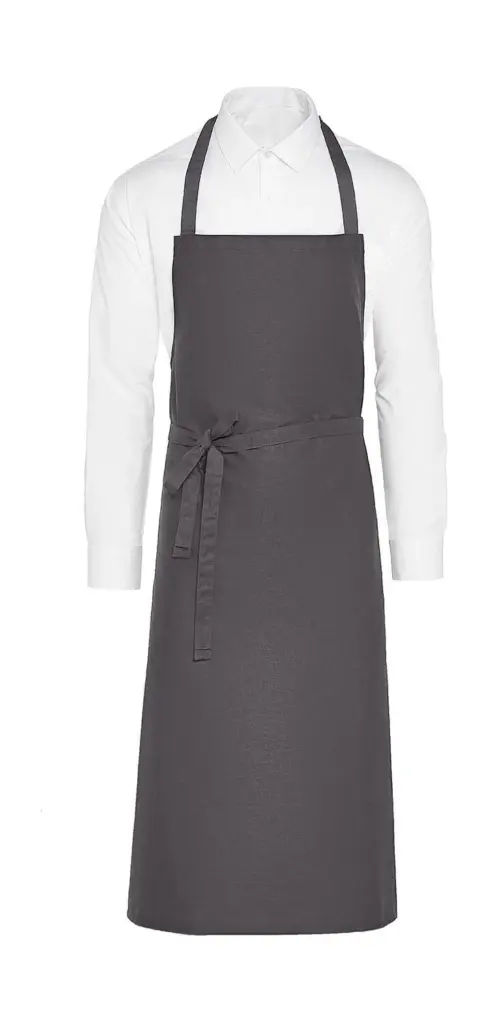 97159 - PARIS - Recycled Bib Apron, grey — productfoto 4