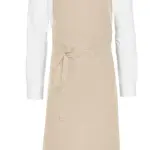 97159 - PARIS - Recycled Bib Apron, natural — productfoto 2