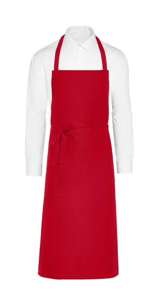 97159 - PARIS - Recycled Bib Apron, red — productfoto 6